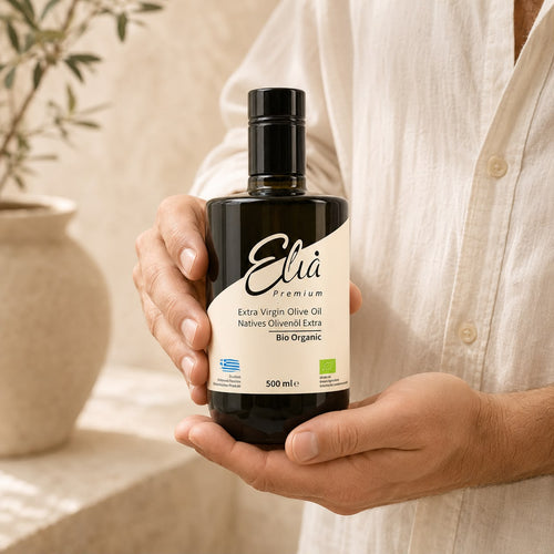 2x Elia Premium 500ml + 1x Kalamon Oliven GRATIS